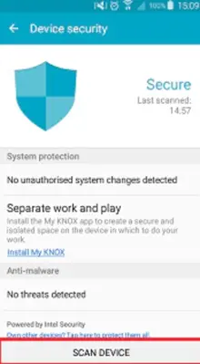 Samsung Device Security android App screenshot 1